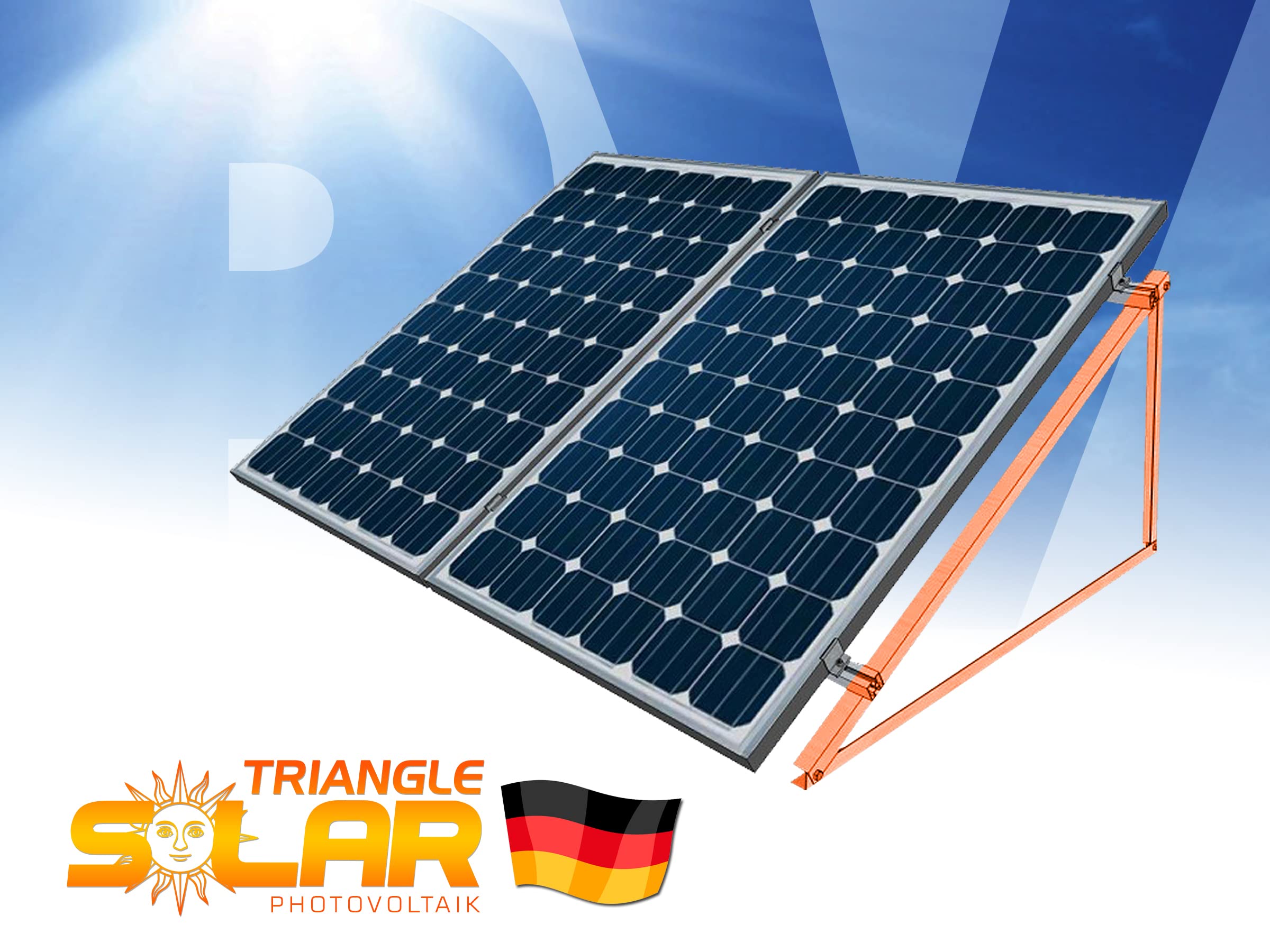 4x Solarmodul Halterung 1180mm Set Profil 40x28x3! für 2 Solarpanels Solarmodul Flachdach Aufständerung Photovoltaik Universal Balkonkraftwerk Robuste Wand Flachdachmontage, Wetterbeständig, PV Module