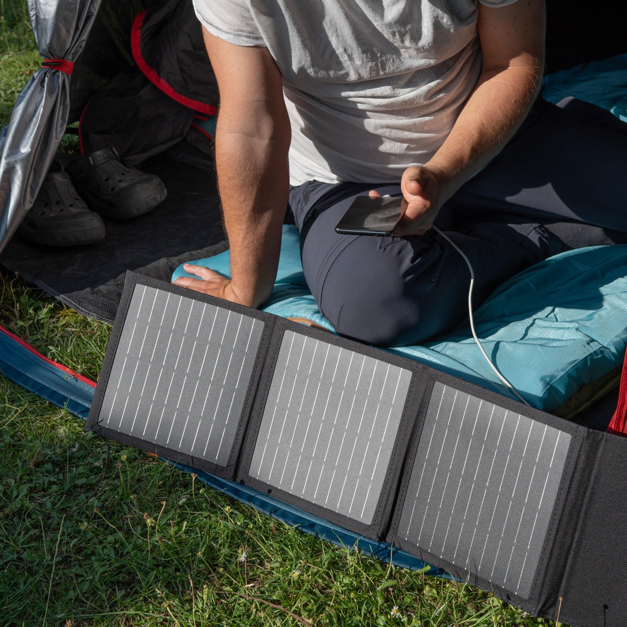 DÖRR Solar Panel PB-10000 mAh 21W XL mit Powerbank
