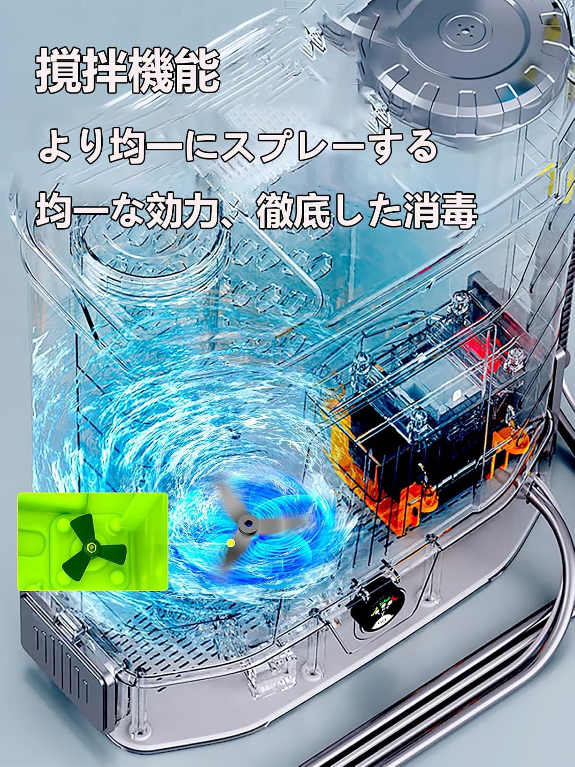 Amazon.co.jp: 電動噴霧器 (マキタ互換 18V対応) 充電式 背負式20L