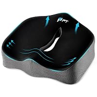 POOTACK Cuscino Sedia Ufficio - Cuscino per Sedile Auto e Ufficio con Memory Foam