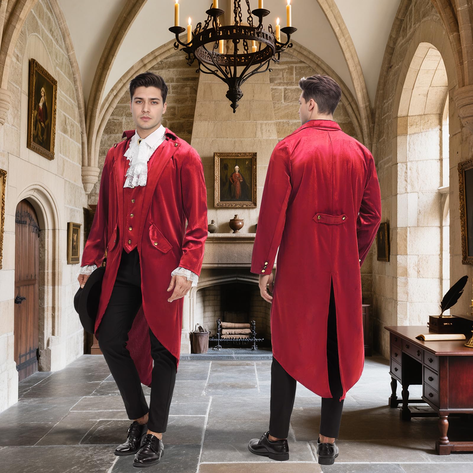 Costumi medievali da uomo, costumi vittoriani per gli uomini