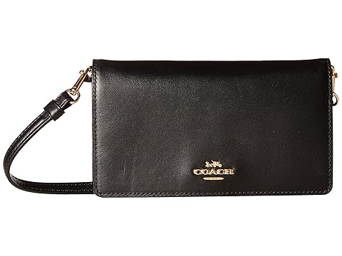coach smooth leather slim phone crossbody