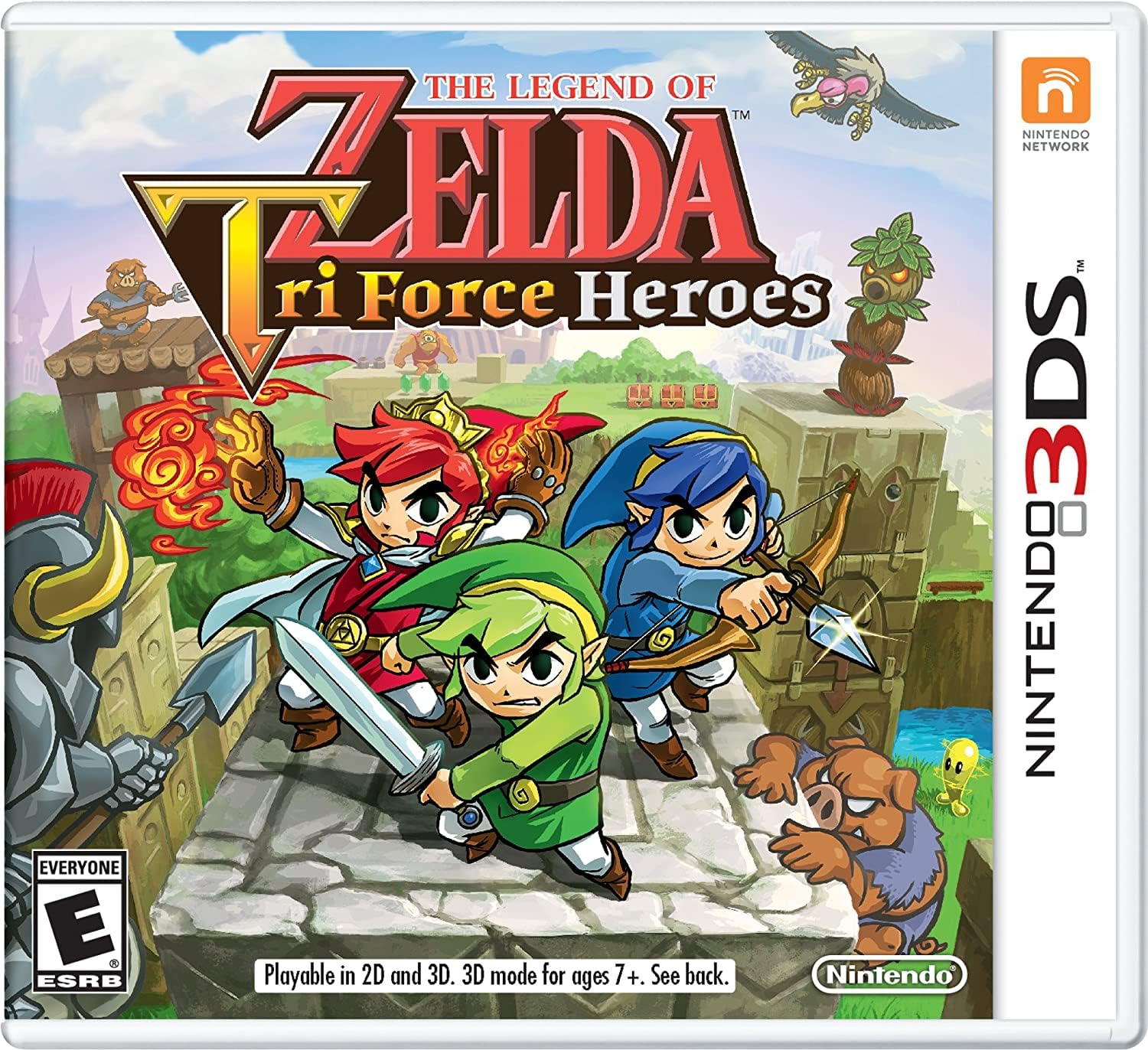 新品The Legend of Zelda: Tri Force Heroes Nintendo The Legend of Zelda: TriForce Heroes - 3DS - Nintendo 3DS