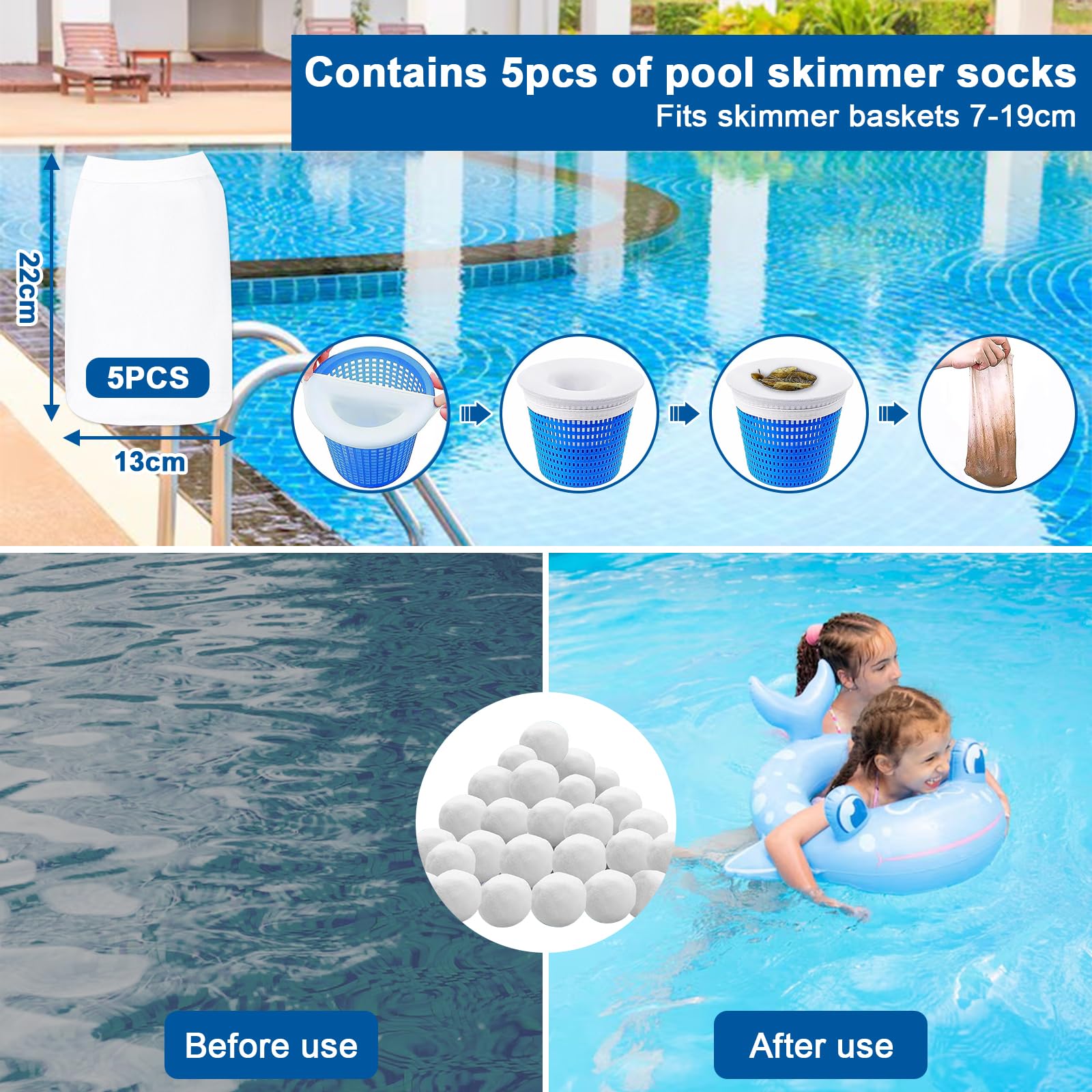 Kulki filtrujące do systemów filtrów piaskowych (900 g)