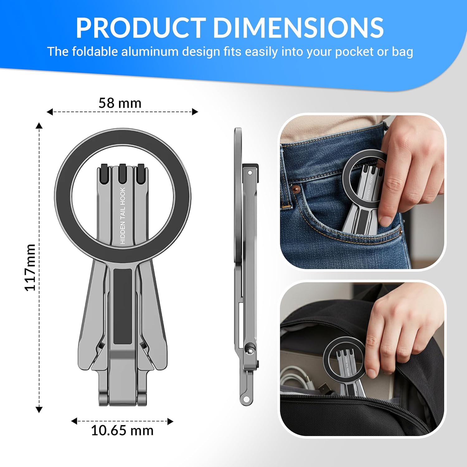 Magnetic Phone Tripod for iPhone 12–17 Series | MagSafe-Compatible Aluminum Stand | Foldable & Adjustable Mini Tripod - Image 7