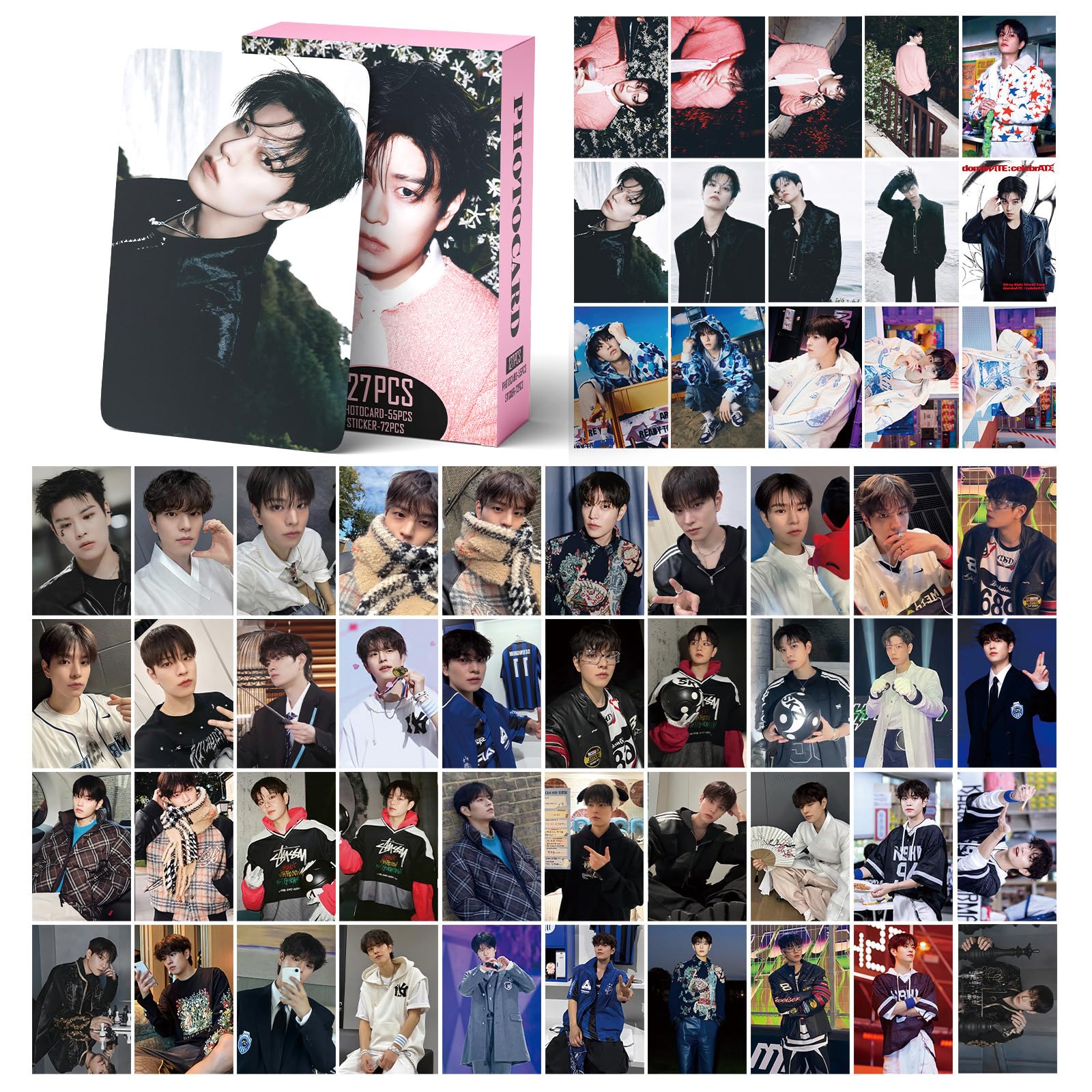 Stray Kids Photocards 127 peças SEUNGMIN Do It Álbum Cartões de