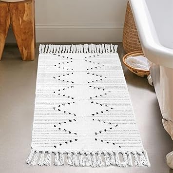 Amazon Com Boho Bathroom Rug 2 X 3 Kimode Farmhouse Washable Small Rug With Tassel Moroccan Tribal Cotton Woven Rug Runner For Kitchen Bedroom Hallway Laundry Doorway Entryway Home Kitchen Amazon Com Boho Bathroom Rug 2 X 3 Kimode Farmhouse Washable Small Rug With Tassel Moroccan Tribal Cotton Woven Rug Runner For Kitchen Bedroom Hallway Laundry Doorway Entryway Home Kitchen