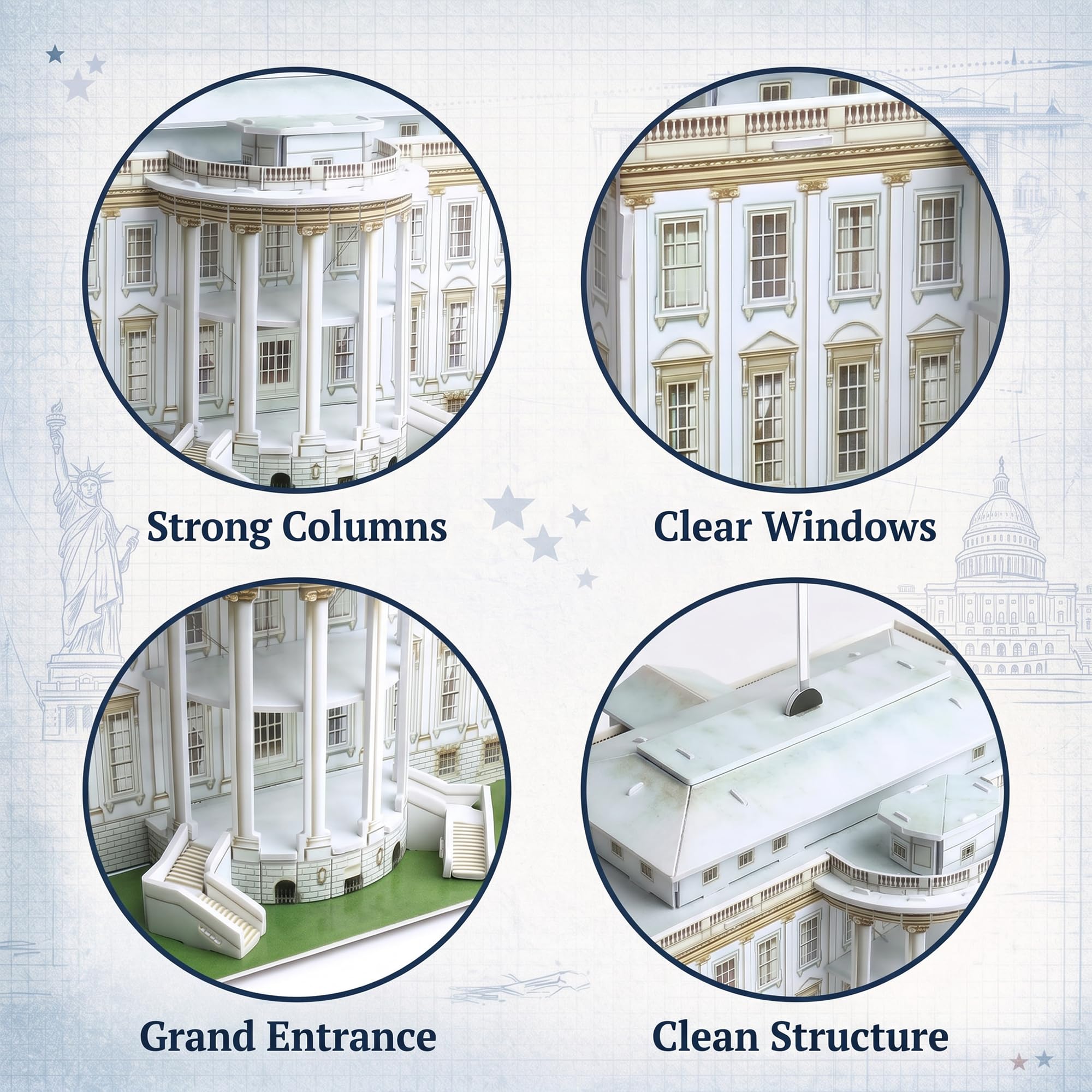 Amazon.com: Liberty Imports The White House 3D Puzzle