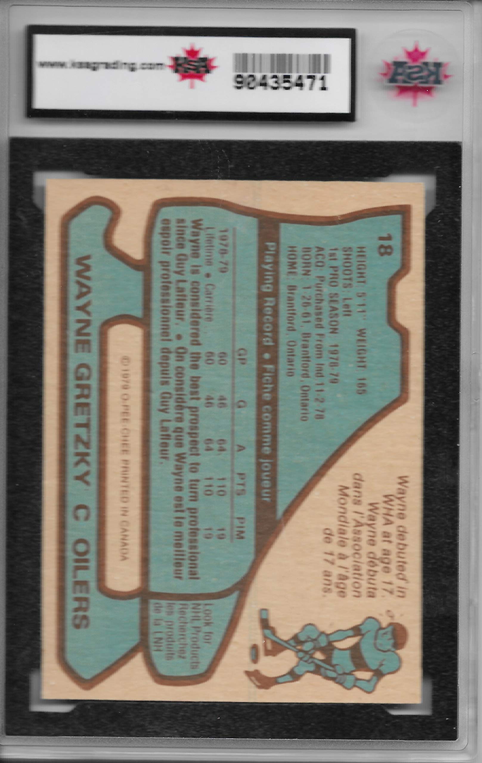 1979-80 O Pee Chee Hockey Card Complete Set 396 Cards Wayne Gretzky Rookie  Card Graded KSA 8.5 NM+ at Amazon's Sports Collectibles Store