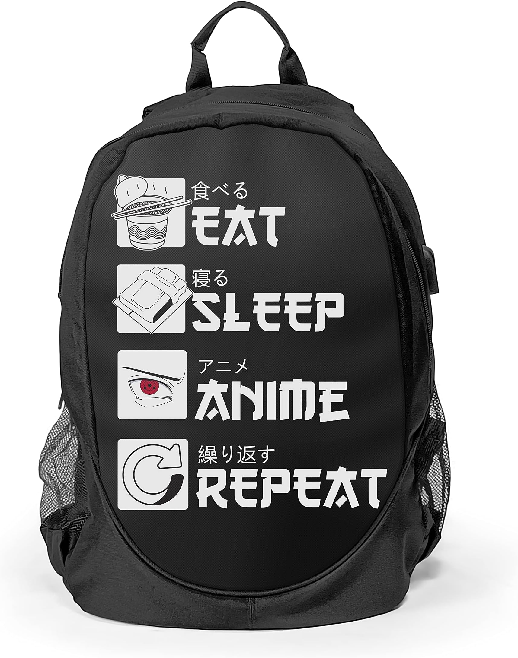 MCSID RAZZ - Anime Design Backpack 25L - Perfect for School/College/Office - For Anime Fans