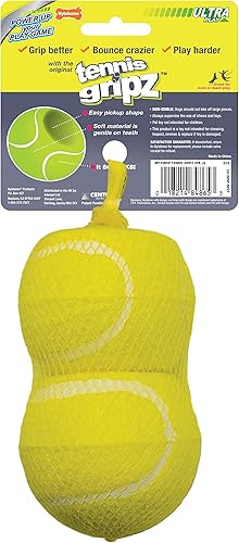 Miniatura 10 de Nylabone Power Play - Pelota de tenis para perros, tamaño grande (2 unidades)