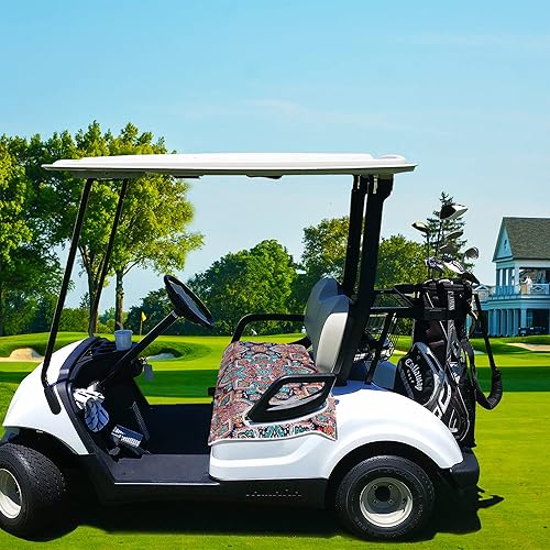 Miniatura 6 de ENYORSEL Fundas de asiento para carrito de golf, manta de toalla de asiento de carrito de golf, adecuada para Yamaha, EZGO, Club Cars, Icon y más