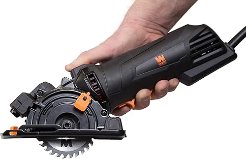 WEN 4.2-Amp 3-3/8-Inch Plunge Cut Compact Circular Saw with Laser,