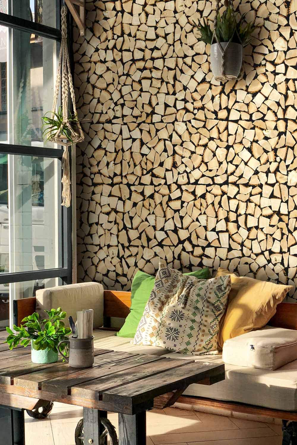 wodewa Pannello acustico da parete 3D, in legno di quercia, rivestimento da parete in vero legno, 0,25 m²