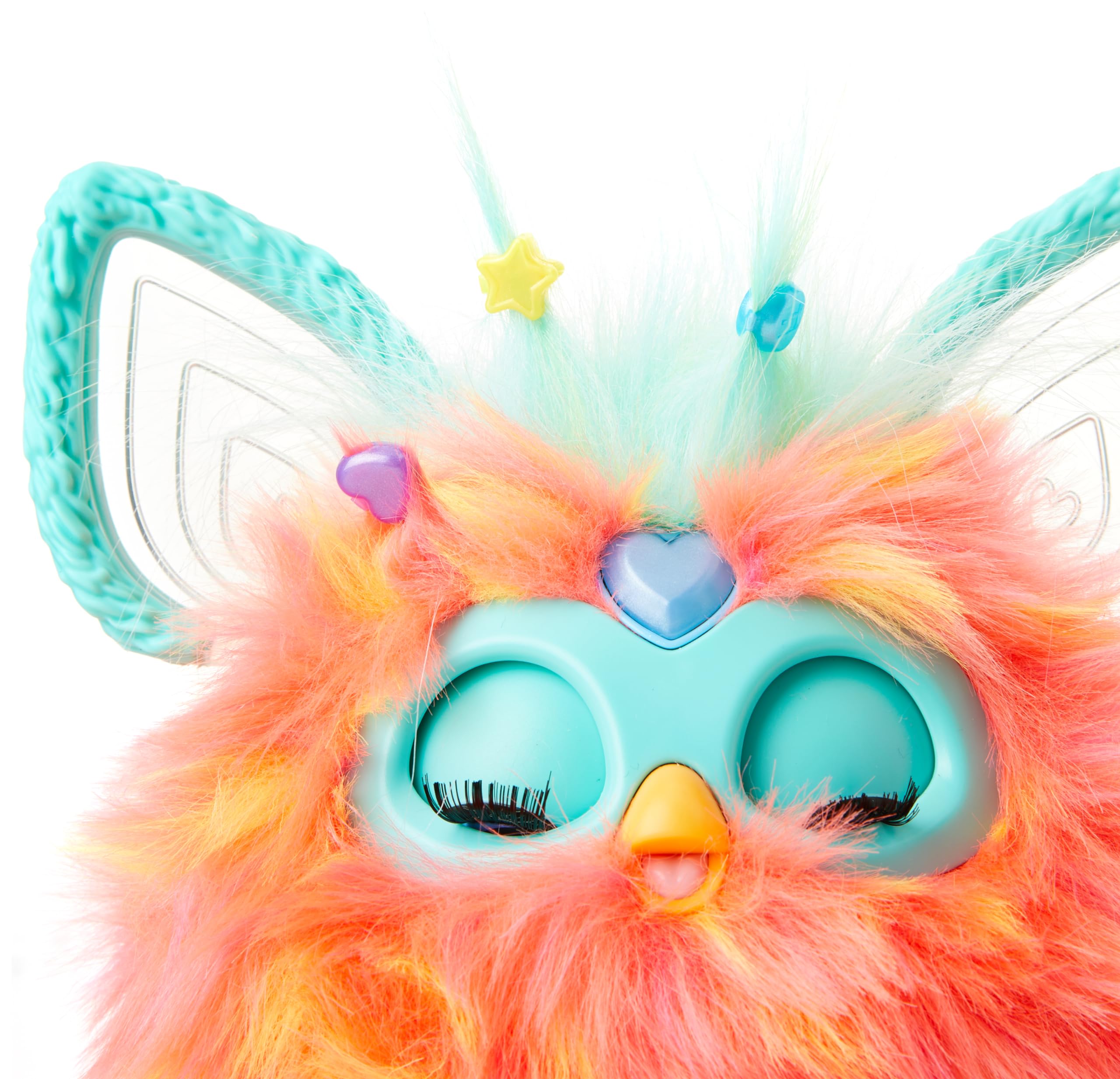 Micrófono Furby Peluche Coral Interactive, versión francesa