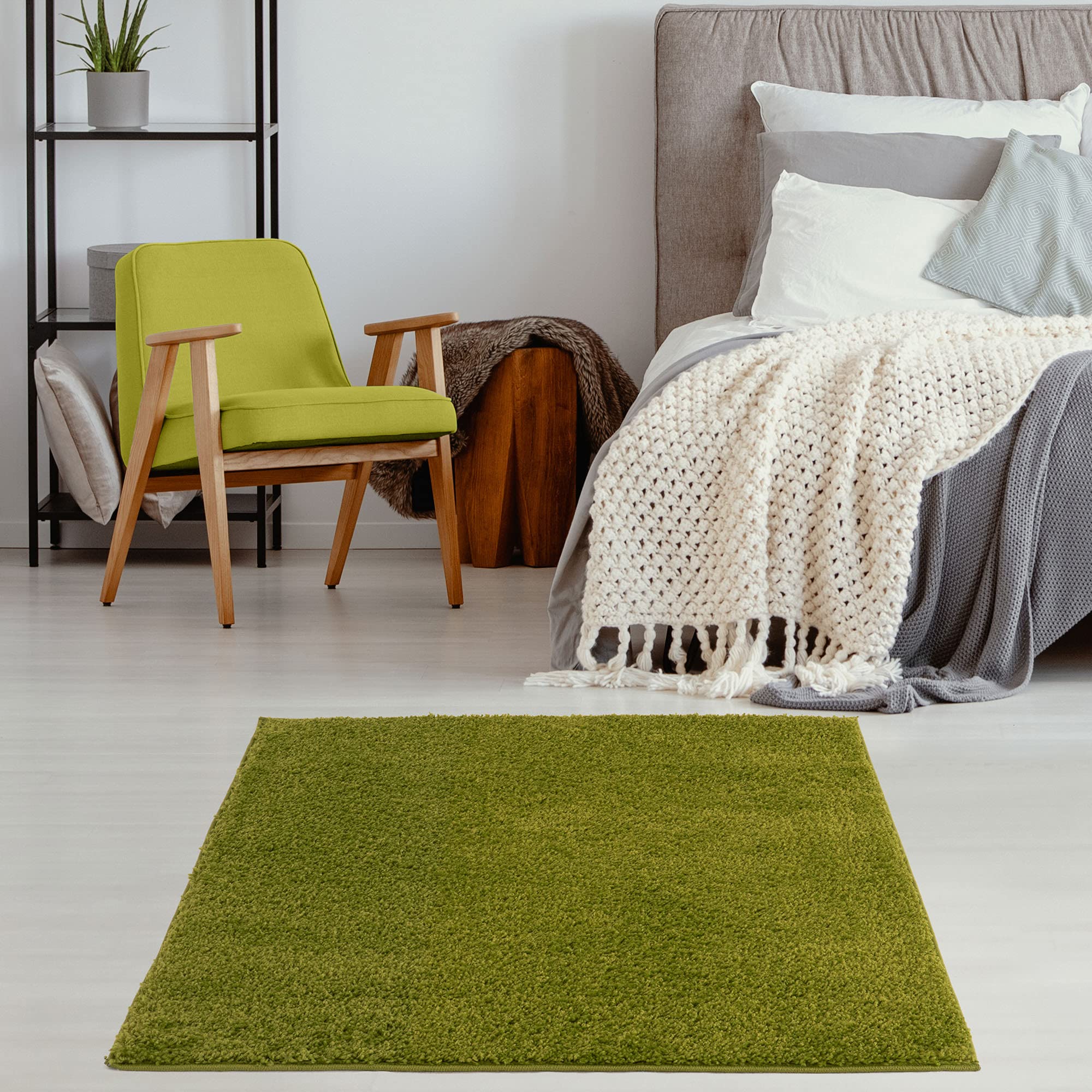 THE RUGS Living Room Rug, Shaggy Soft And Elegant Carpets for The Bedrooms And Kitchen Easy To Clean - Image 3