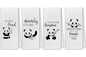DIBOR Panda Bathroom Set: So Loved and Absorbent