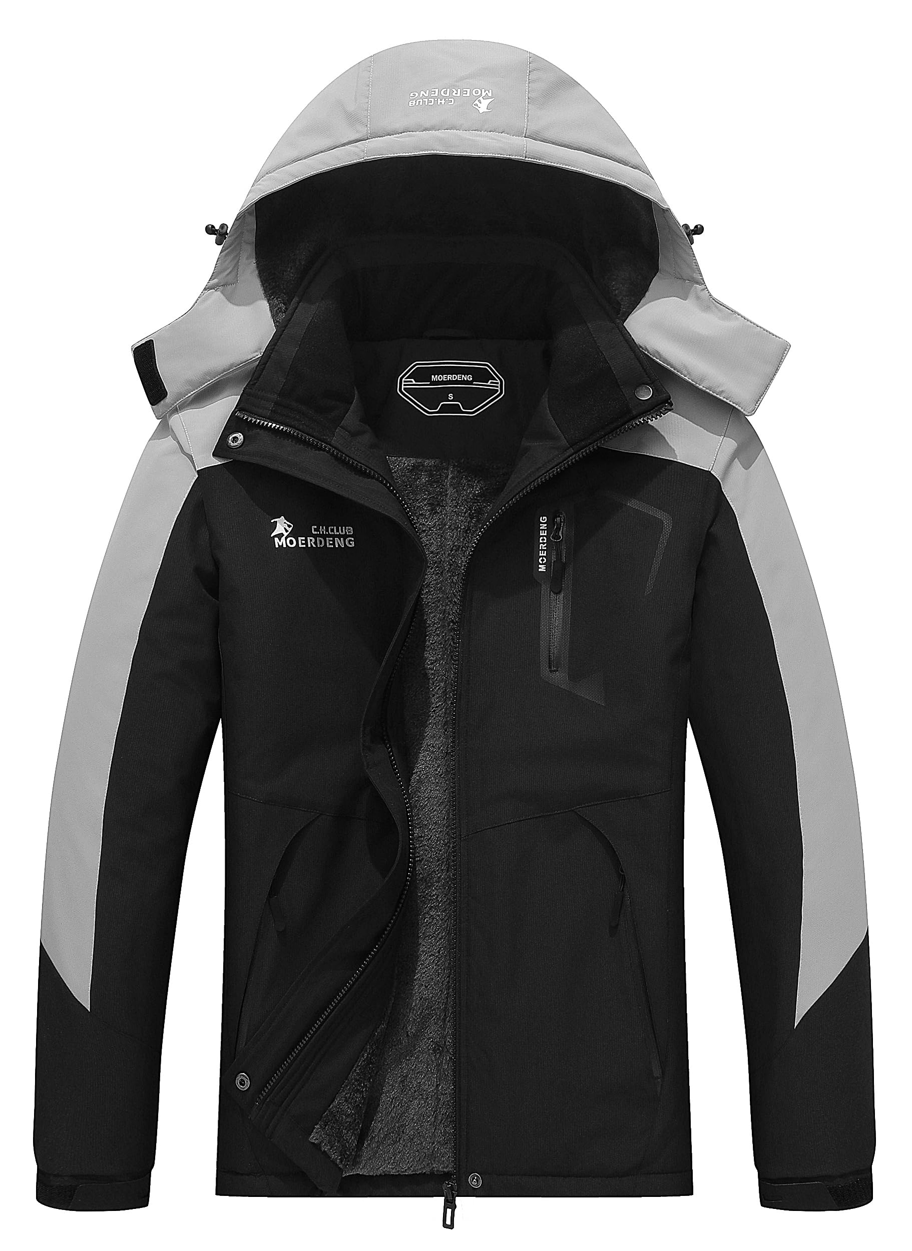 MOERDENG Women's Ski Jacket Warm Winter Coat Snowboarding Jacket