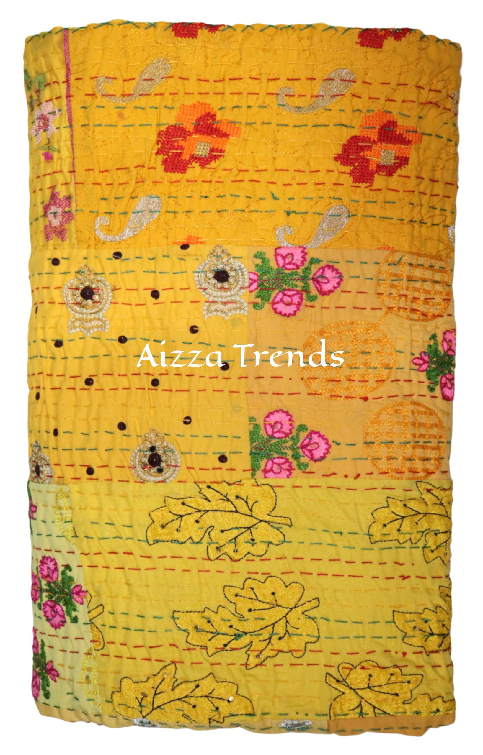 Couverture indienne Gudri en coton vintage pour raviver l'âme de votre maison