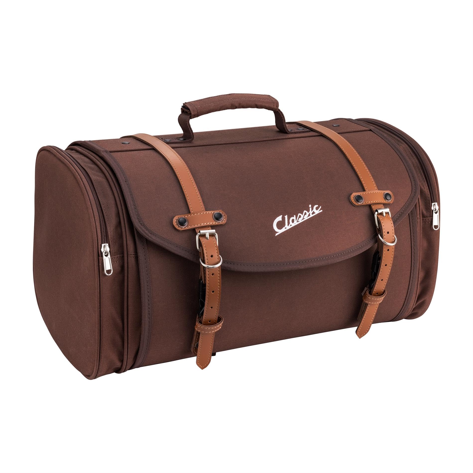 SIP Sac Classic, grande valise pour porte-bagages de scooter, imperméable, avec serrure à combinaison et housse de pluie