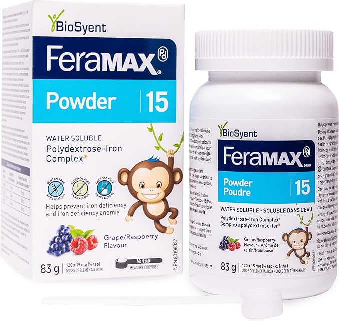 FeraMAX Pd Powder 15 Oral Iron Powder Supplement for Children