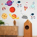 Party Propz Space Theme Birthday Decoration - 10Pcs, Cutouts For Decoration, Astronaut Birthday Decoration, Space Theme Birthday Decoration Kit, Birthday Decoration Kit For Boys gallery image