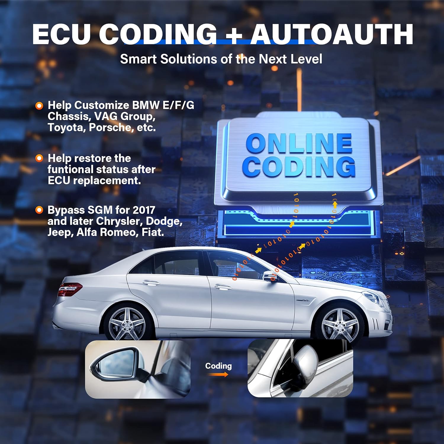 TOPDON Phoenix Plus 2 Bidirectional Scan Tool with Battery Tester, 2 Years Free Update, OE-Level Full Diagnosis, Topology Scanner, 40+ Reset Services, AutoAuth for FCA SGW