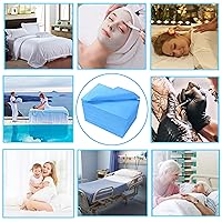 Vista 6 de 100 sábanas desechables de 31 x 71 pulgadas, sábanas de mesa de masaje, tela no tejida, cubierta de cama de spa, transpirable, para masajes
