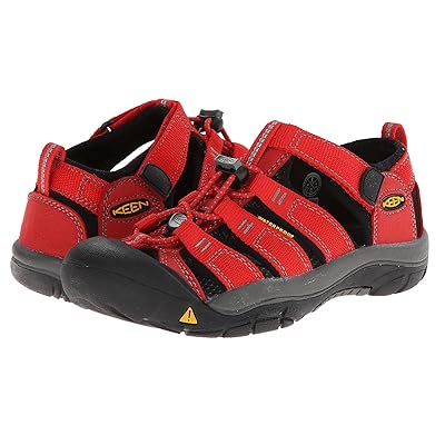 KEEN Kids Newport H2 (Toddler/Little Kid/Big Kid) Kids Shoes Ribbon Red/Gargoyle