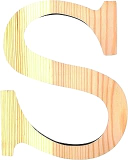 Artemio 14001125 Wooden Letter S Upper Case-19 Cm