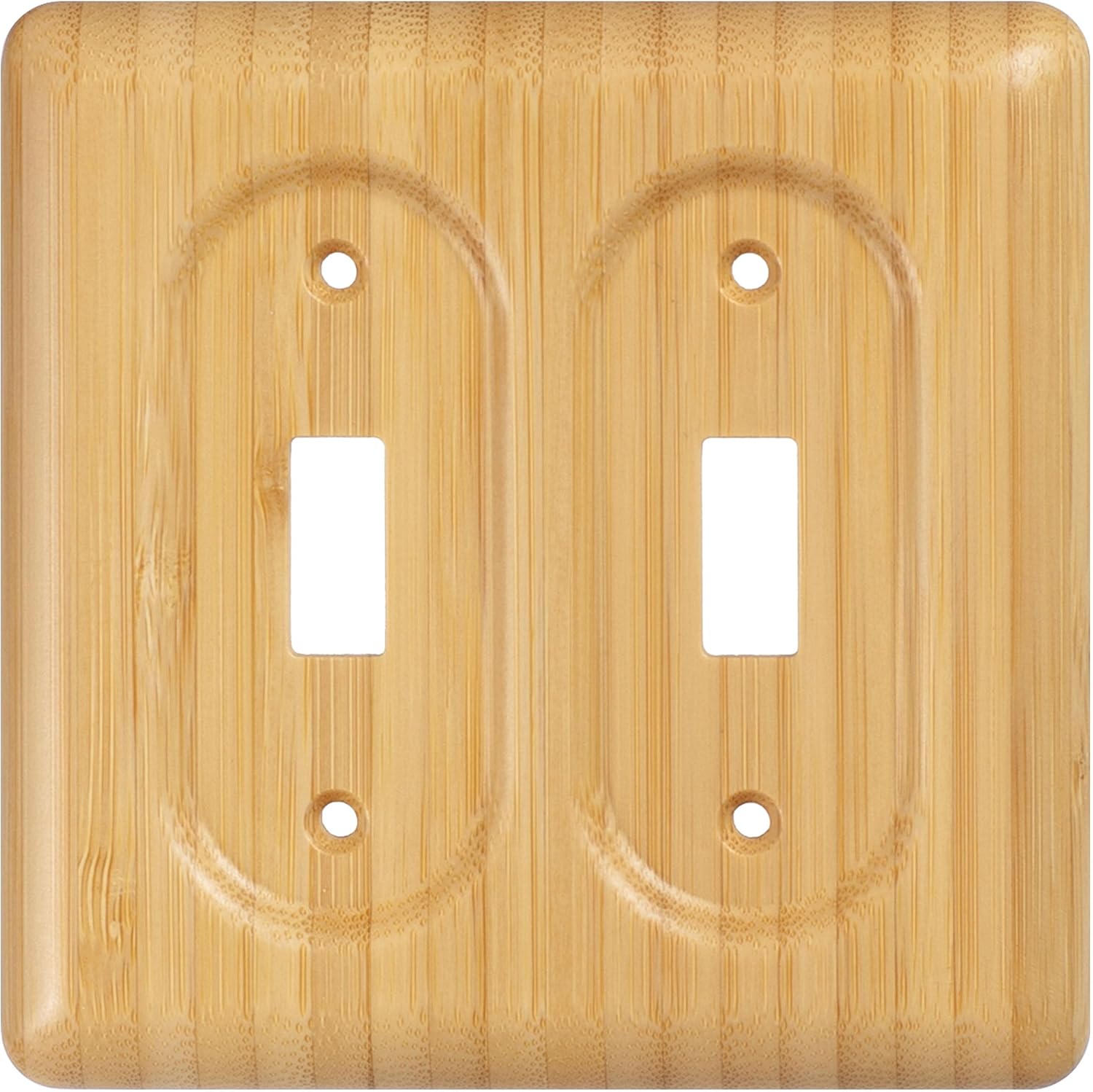 Four Light Switch Cover Plate Solid North American Walnut 4-Gang Decorative Wall Plate for Stylish and Modern Interiors