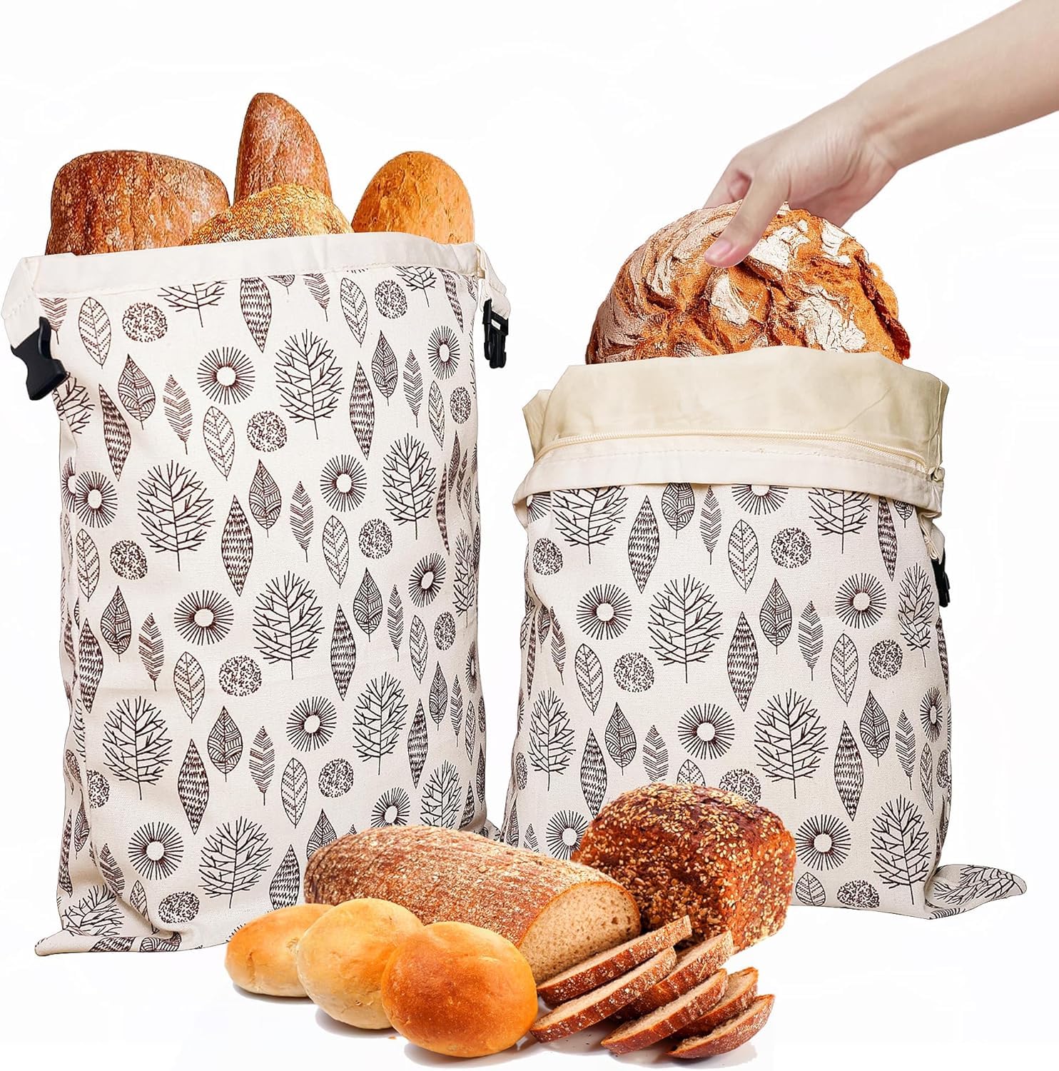 Amazon.com: OHIYO Reusable Beeswax Bread Bags for Freezer
