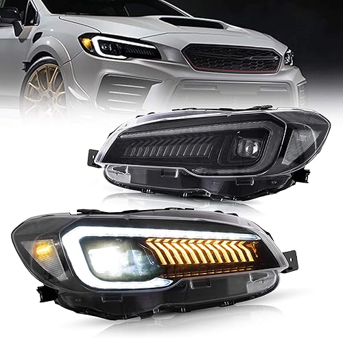 VLAND Faros delanteros LED compatibles con Impreza Outback Sport 2008-2011, Impreza WRX 2008-2014 (no compatible con modelos con AFSSRH) con