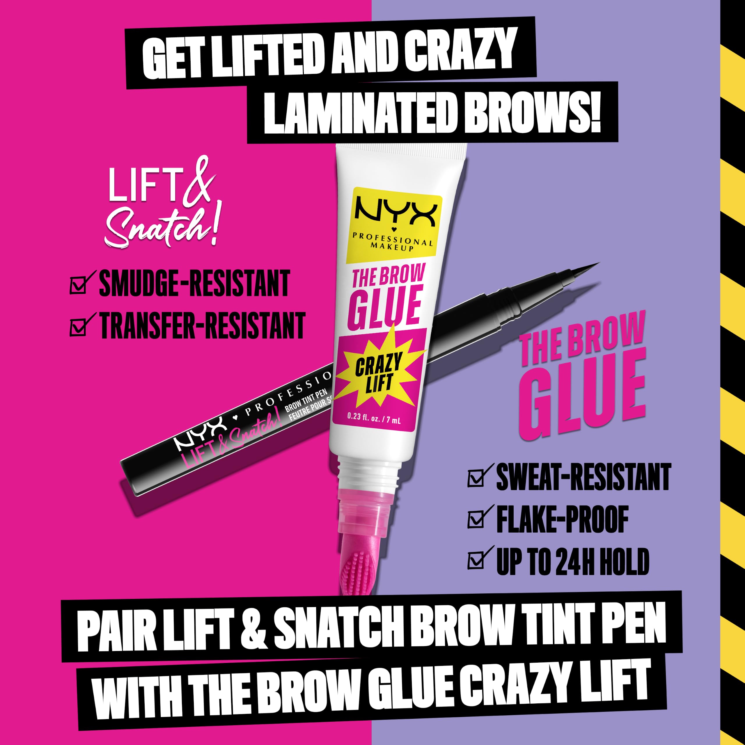 NYX Brow Glue: 16HR Lamination Gel - Crazy Lift! -7 NYX Brow Glue: 16HR Lamination Gel - Crazy Lift! -7