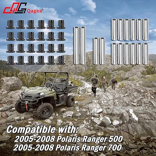 Miniatura 2 de Kit de buje de brazo de control UHMW de brazo en A resistente de repuesto para Polaris Ranger 500 2005-2008, Polaris Ranger 700 2005-2008 Reemplazar