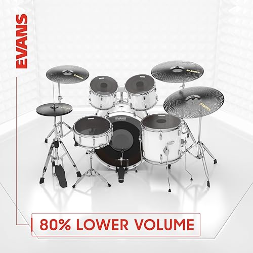 Miniatura 23 de Evans Cabezales de tambor – dB One Snare Batter Drum Head – Reduce el volumen – Tonos equilibrados y fieles al kit – 14 pulgadas