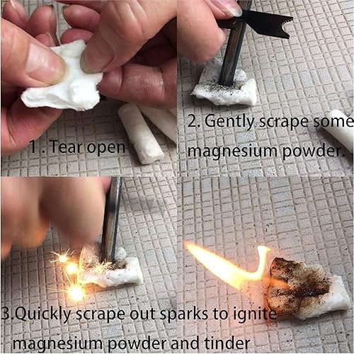 Miniatura 6 de Tecnologías de supervivencia de arranque de fuego impermeables de emergencia rápida de yesca ligera fácil