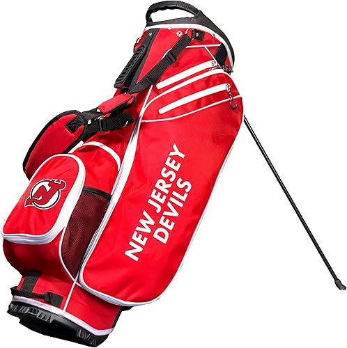Vista 16 de Team Golf NHL Team Golf NHL Birdie Stand - Bolsa de golf, ligera, divisor de club de 14 vías, soporte de acción de resorte, bolsillo enfriador