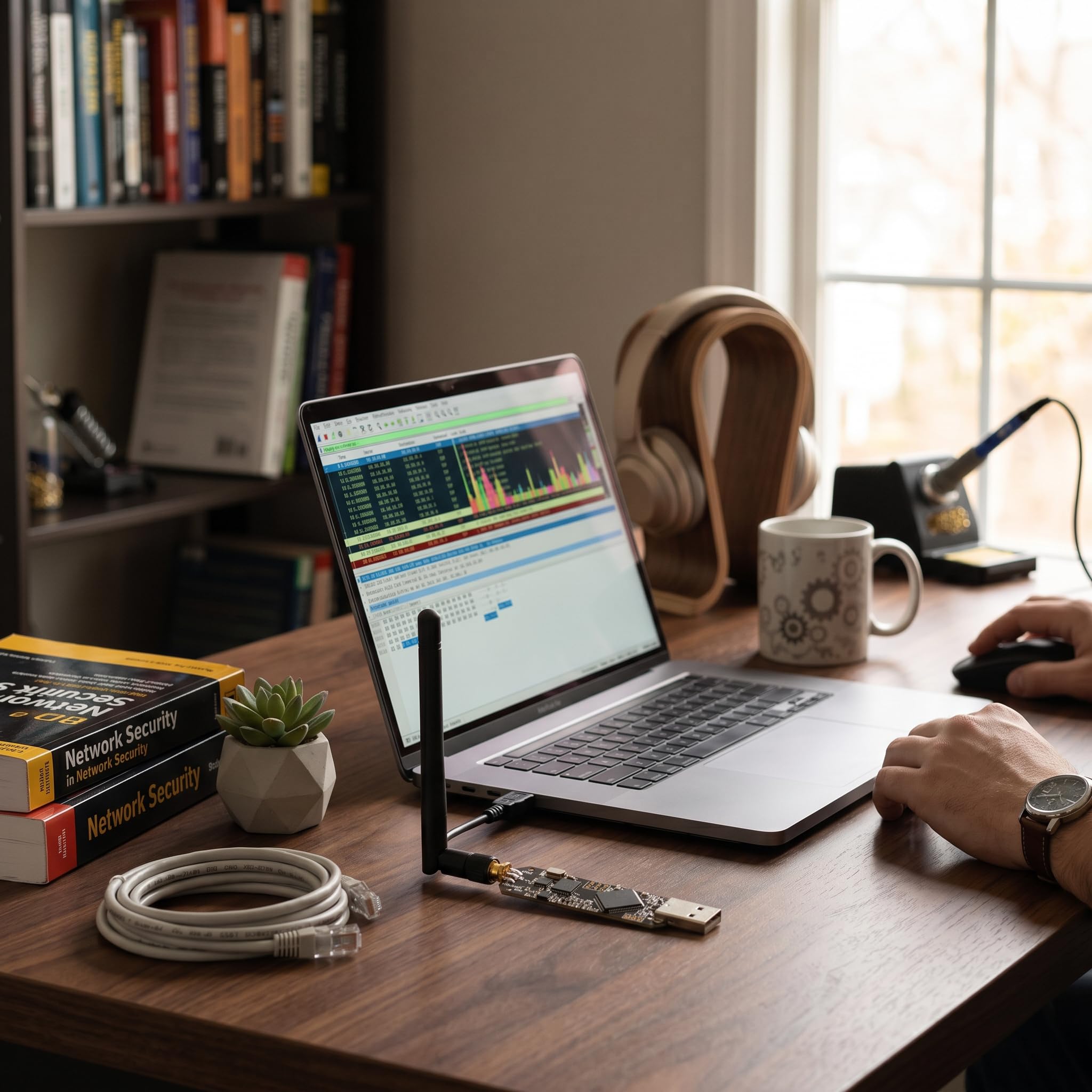 Ubertooth One Récepteur Bluetooth 2,4 GHz Classe 1 Longue Portée Analyseur Open Source pour Développement BLE et Sécurité avec Connecteur Cortex Debug