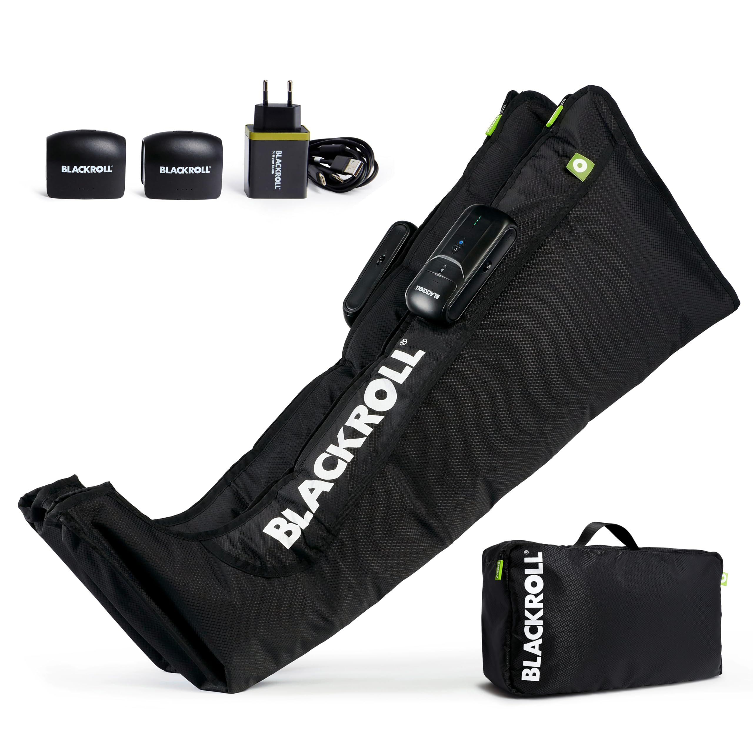 BLACKROLL® Compression Boots 2.0 – Premium Recovery Boots für Beine L| Kompressionsmassage für schnellere Regeneration, schwere Beine & Muskelermüdung | 3 Modi, 5 Druckstufen, kabellos