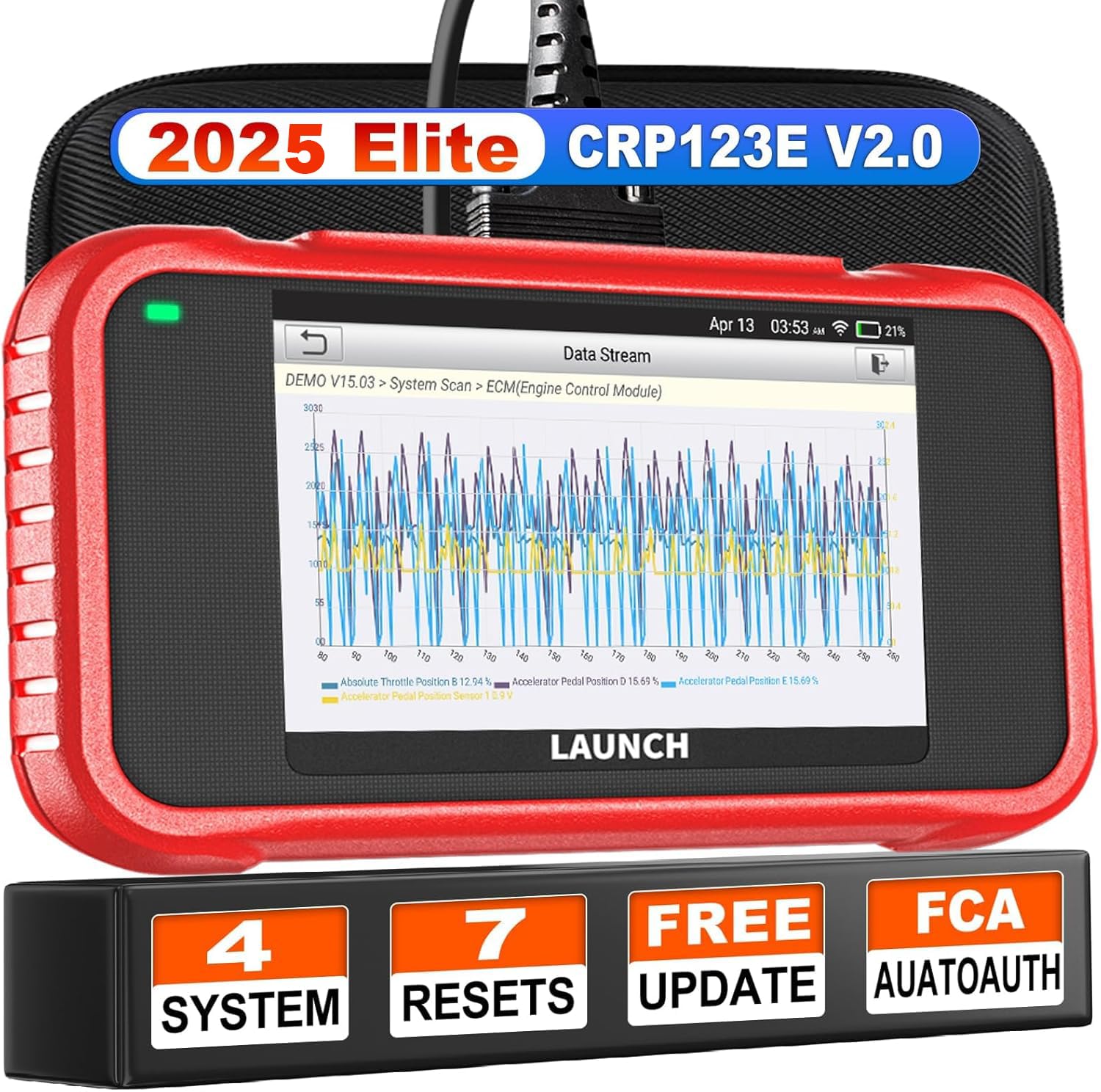 Amazon.co.jp: 2025 アップグレード版 LAUNCH OBD2 スキャナー CRP123E 