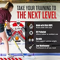 Vista 4 de Snipers Edge Hockey - Azulejos de hockey Drlyand Slick, para entrenamiento de hockey, accesorios de hockey para interiores y exteriores