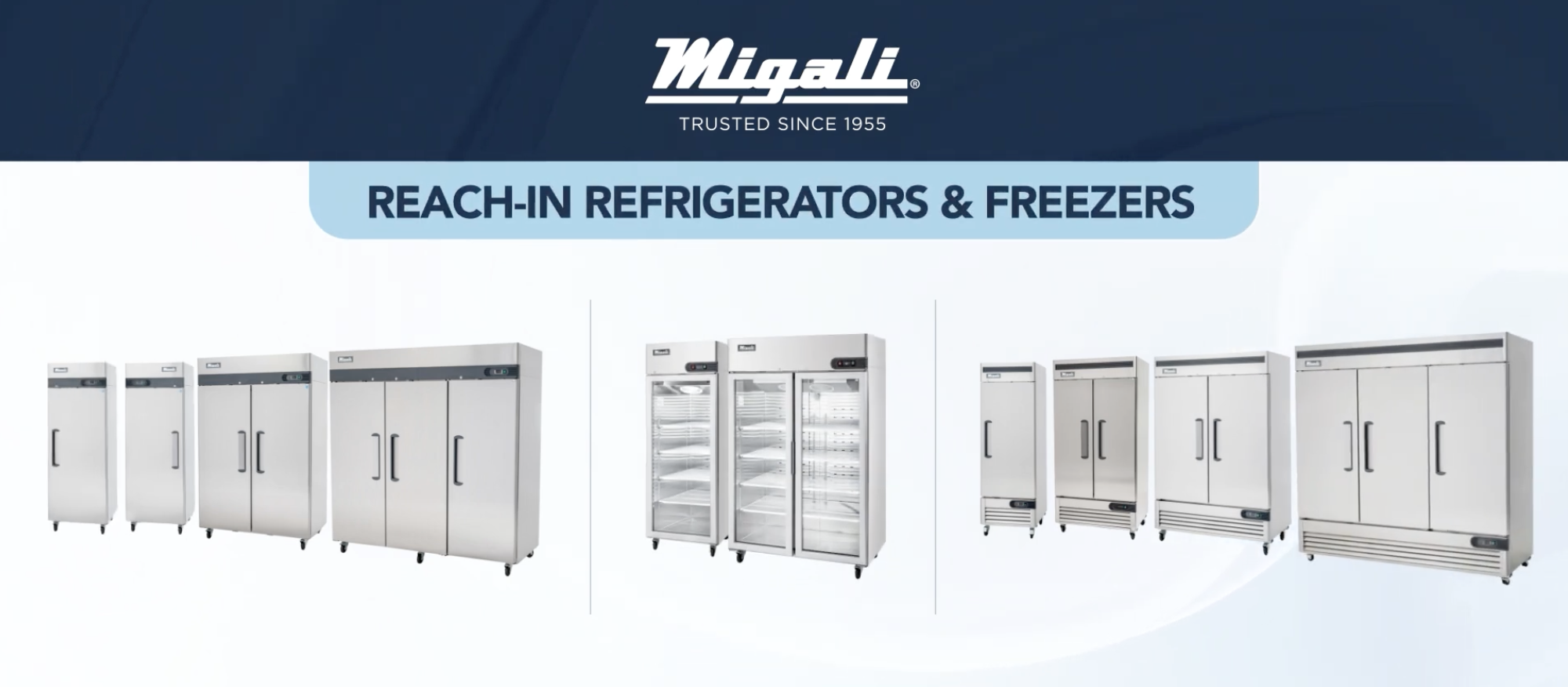 Amazon.com: Migali C-2F-HC Two Door Reach-In Freezer, 49 cu/ft