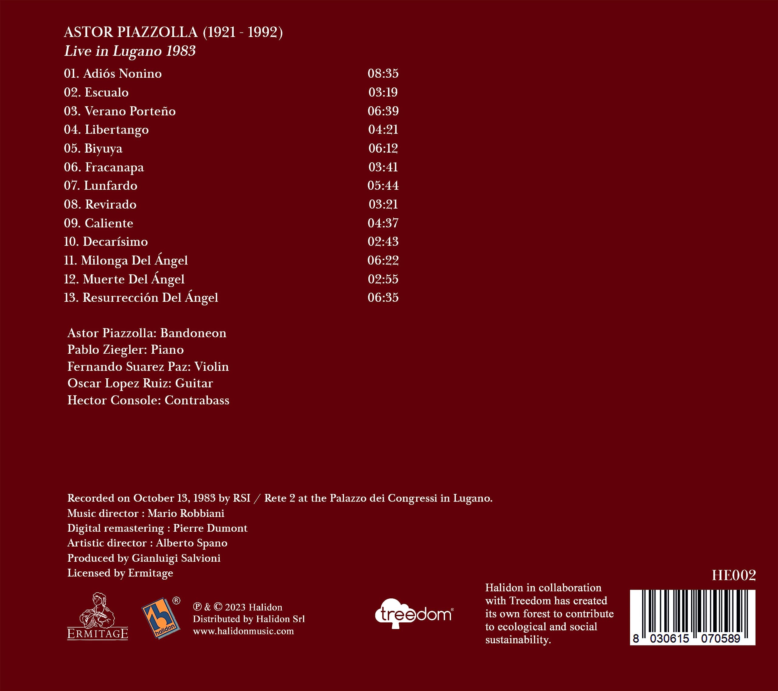 Astor Piazzolla: Live in Lugano, 1983