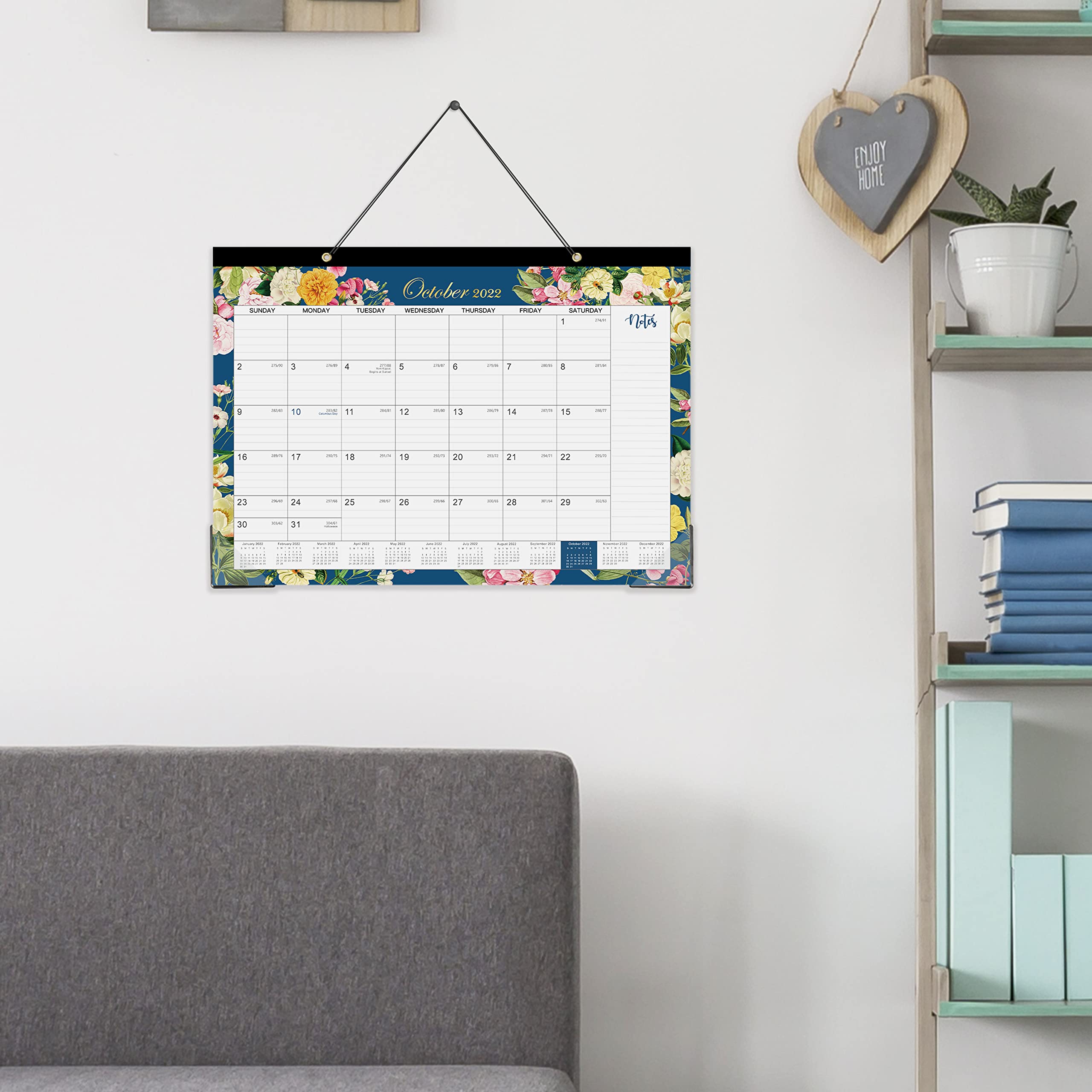 Buy 2022 Desk Calendar Desk Calendar 2022, 12'' X 17'', 12 Month Desk