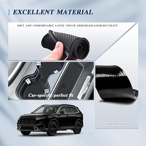 Vista 44 de BIBIBO Alfombrillas con ranura para puerta de automóvil Accord 2023 2023 2024, almohadillas de ranura para puerta de Honda Accord 2023 2024