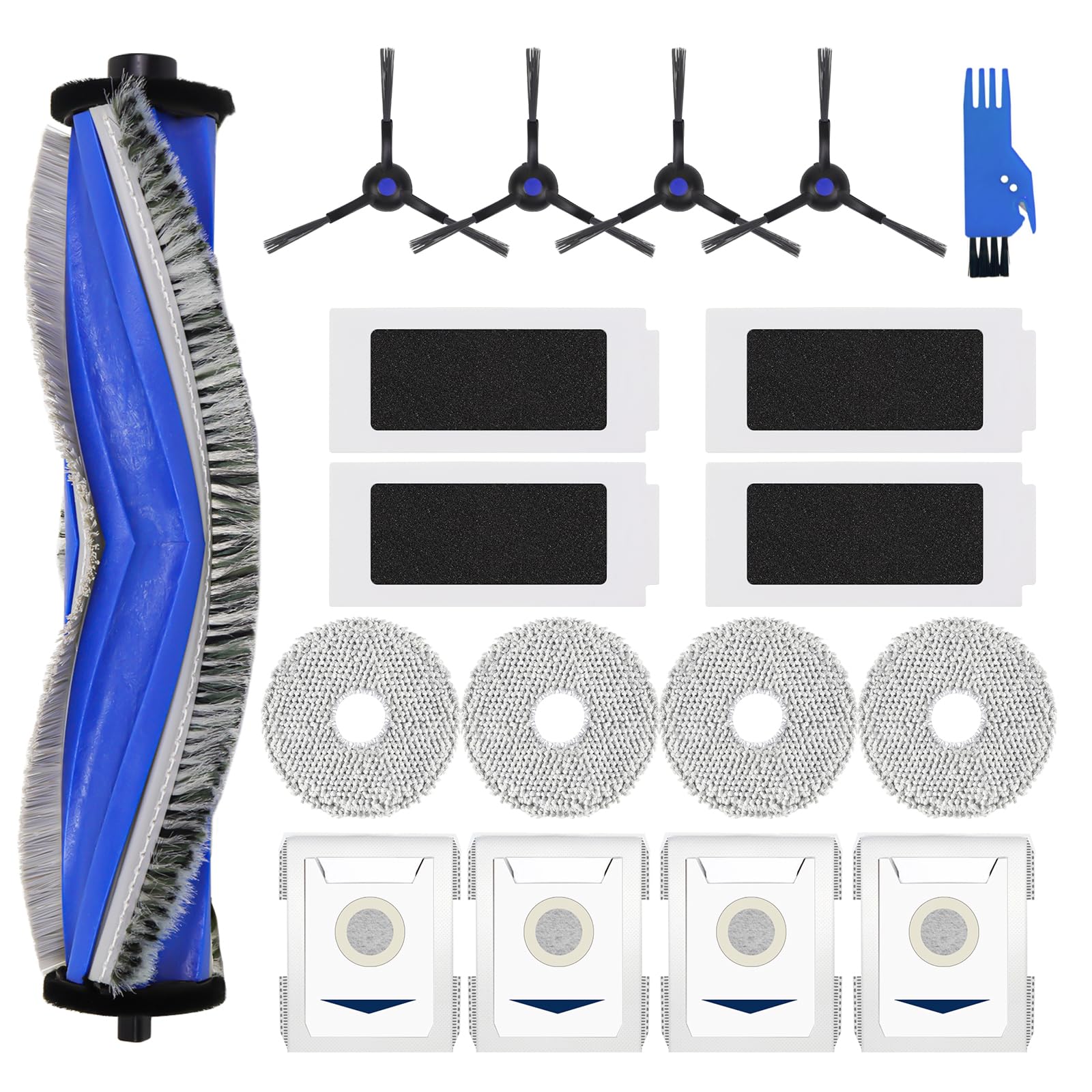 Per Ecovacs Deebot X5 Omni / X5 Pro aspirapolvere parte di ricambio spazzola laterale principale filtro Hepa Mop sacchetti per la polvere di stoffa  6