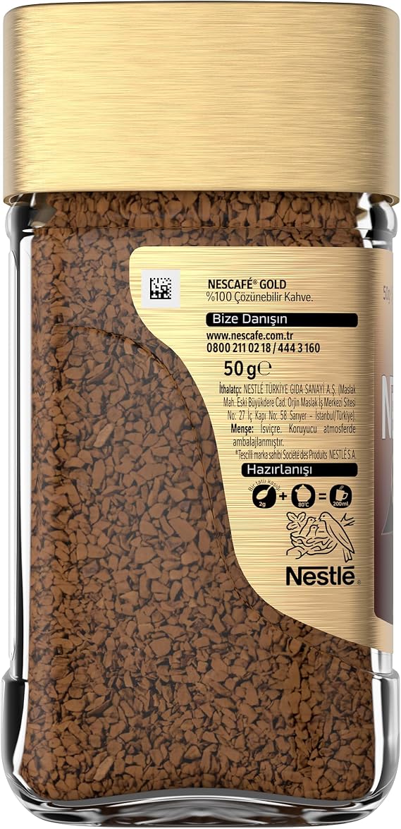 Nescafé Gold Soluble Coffee Jar, 50 g