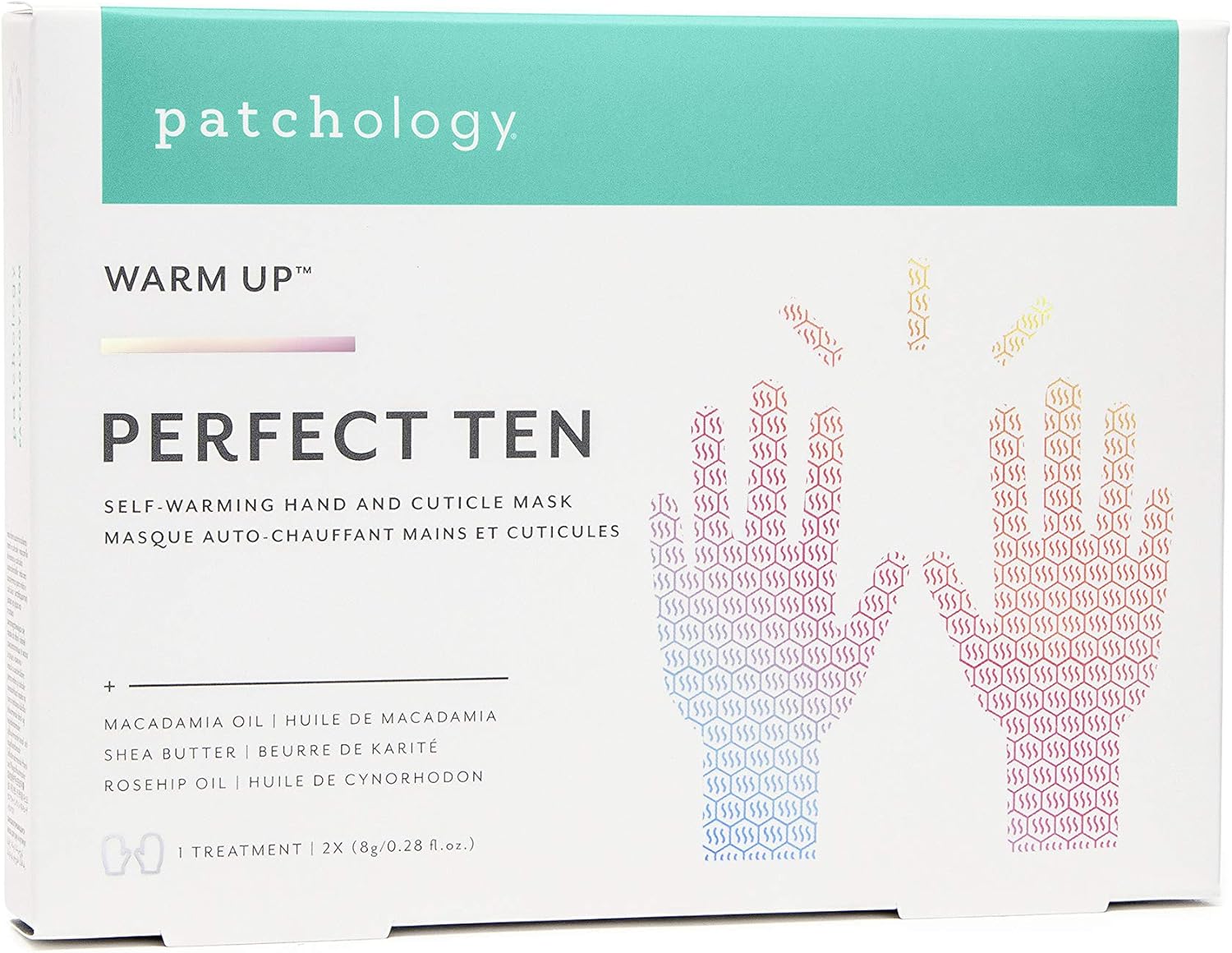Patchology Perfect Ten SelfWarming Hand Mask Amazon.co.uk Beauty
