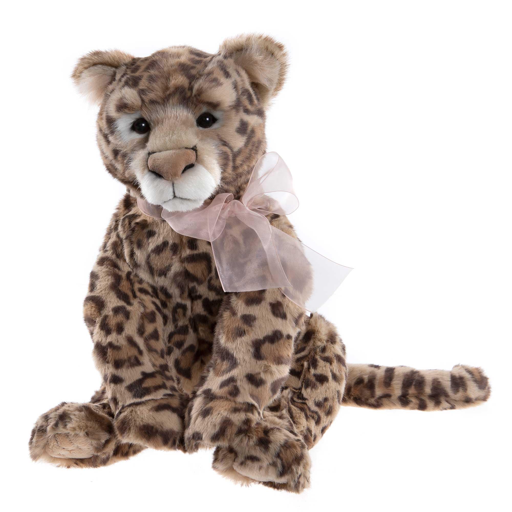 Charlie Bears 2024 Saunter | Zanzibar Leopard Plush Stuffed Animal | Bearhouse Collection Collectable for Kids and Adults
